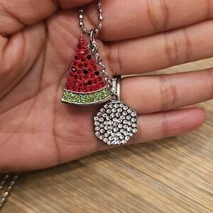 Watermelon Pendant Necklace